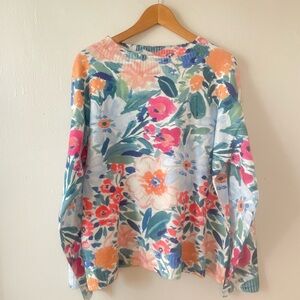 Amazon Essentials Women's Floral Crew Neck Top - Multicolor